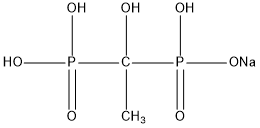 羟基乙叉二膦酸钠（HEDPoNa）结构式
